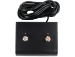 Footswitch, Marshall Style, Two Bottons with LED