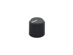 Knopf Contempo, schwarz