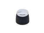 Marshall Style Knob Silver Push-On