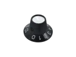 Music Man Stil Knopf schwarz, 0 - 10