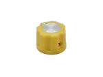 Knopf Synth Pointer gelb
