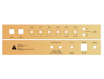 Faceplate für TT Bausatz JC18 - Gold glänzend