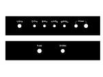 Faceplate for TT Amp-Kit Lummerland Express - black/white