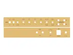 Faceplate for TT Amp-Kit PX18 - Gold GLOSSY