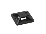 Cable Tie Mounts self-adhesive, 20 x 20 mm black SET OF 10