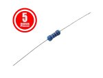Metalfilm Resistor 100k Ohm / 1% / 0,5 W - Pack of 5