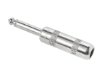 Switchcraft 280, 6,3 mm (1/4") phone plug, mono, silver