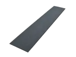 Fender-Stil Eyeletboard, blank,  schwarz, 406 x 76 x 1,5 mm
