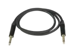 Speaker cable, 2 x 6,3 mm plug, 1 m - PREMIUM