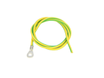 TTCA Sil.Leitung mit Anschluss-Öse, 0,75 mm² - grün-gelb