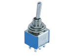 Mini-Toggle Switch DPDT - 2 postion ON-OFF-ON